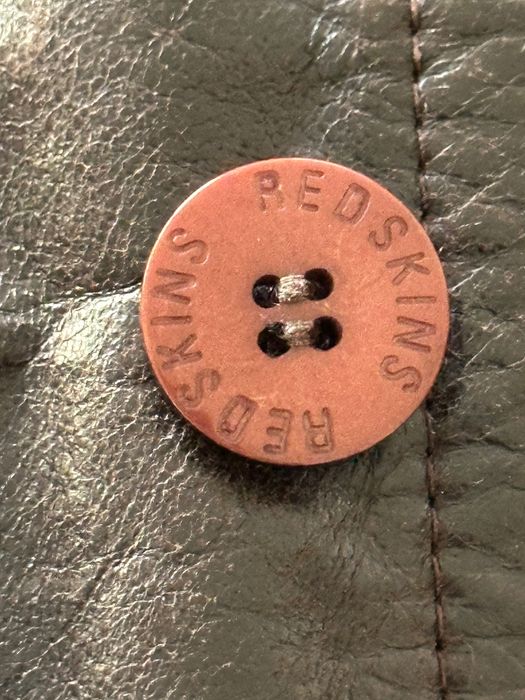 Casaco Peacoat Redskins - Pele de Vaca Premium - Tamanho M