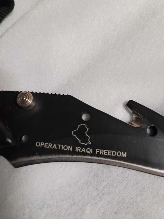 Nóż Bojowy Armi USA z operacji IRAQ FREEDOM orginał