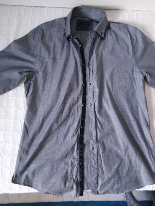 Camisa Basic Zara Man Slim Fit