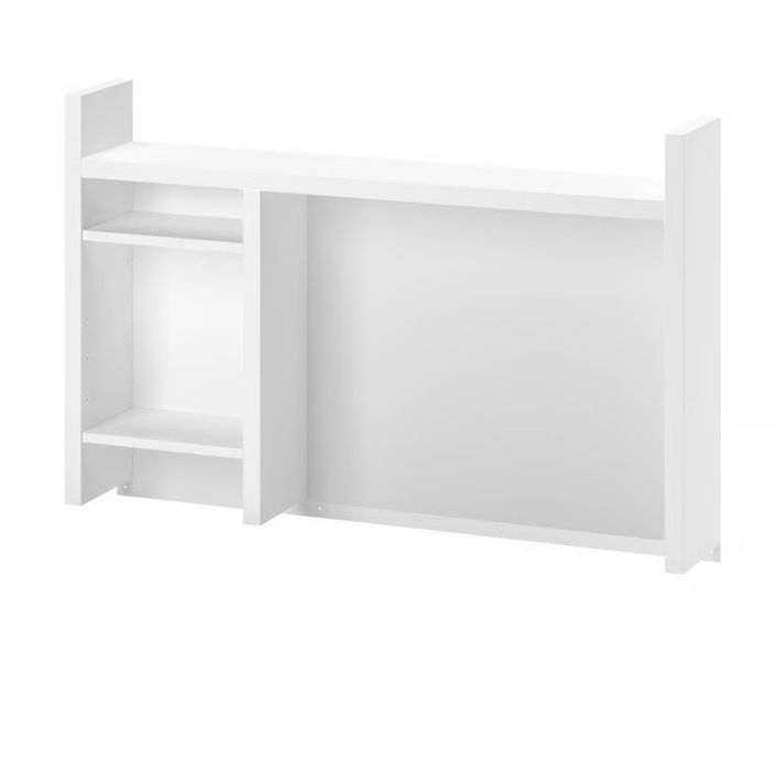 Biurko białe z nadstawką i tablicą magnetyczną  MICKE IKEA