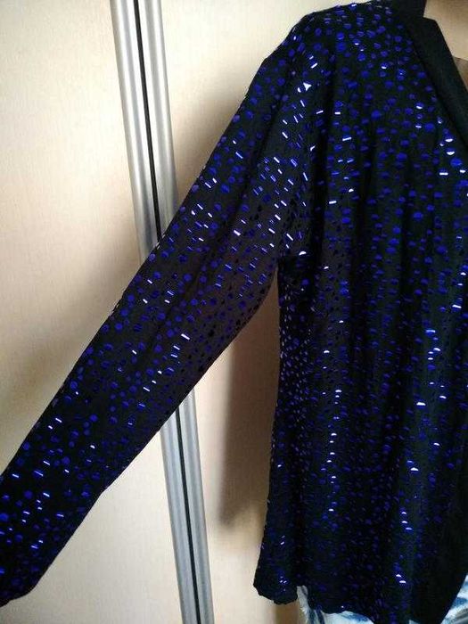 Чорно - фіолетова накидка