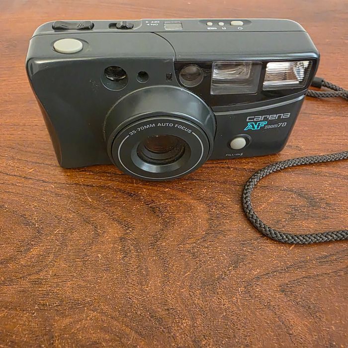 Carena AF Zoom 70 – aparat analogowy 35 mm Auto Focus + Flash