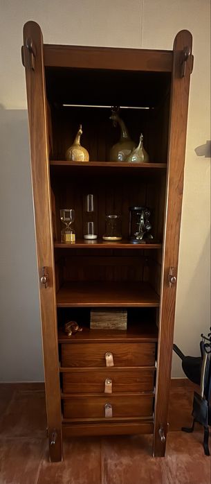 Moveis sala madeira maciça- Saint Clair