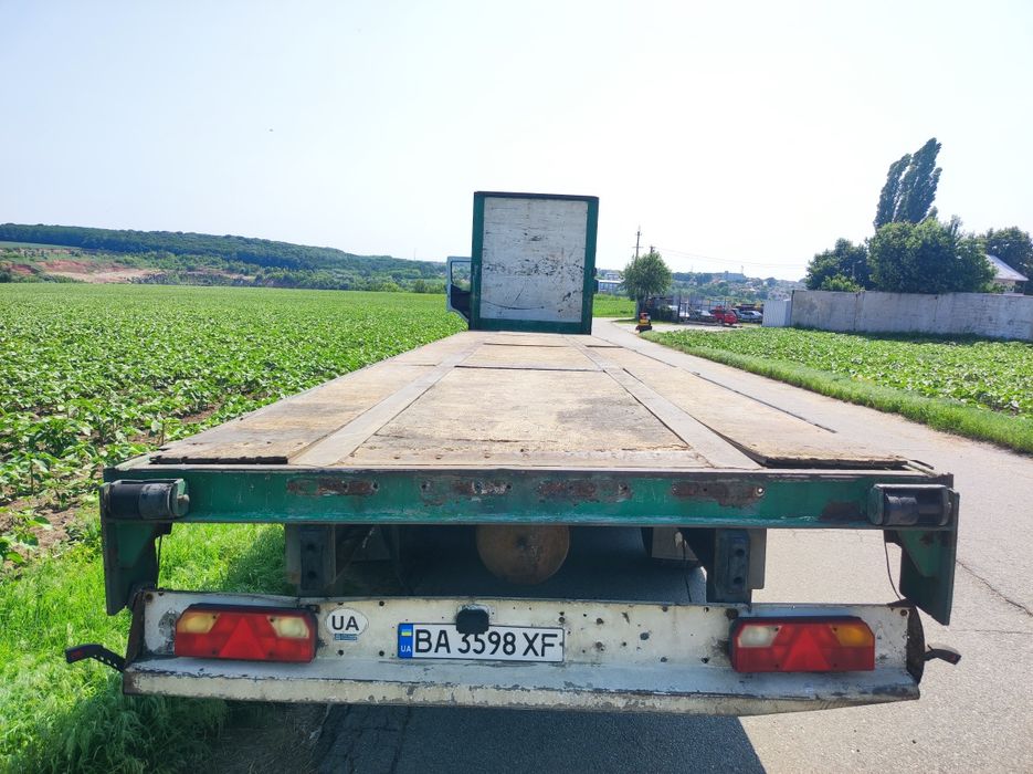 Площадка полуприцеп під солому лісовоз самоскида переобладнання