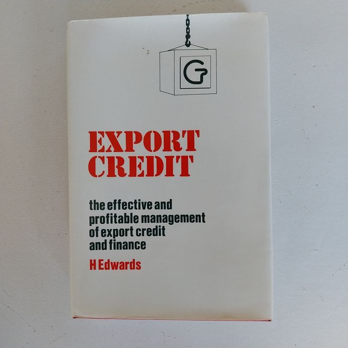 Livro "Export Credit" - H. Edwards (Edição Vintage 1983)