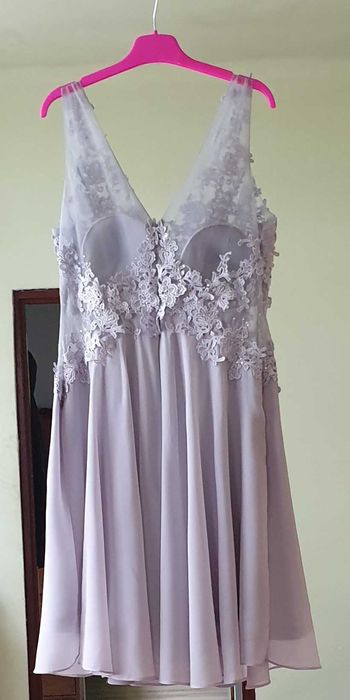 Lekka szara sukienka Pretty Women