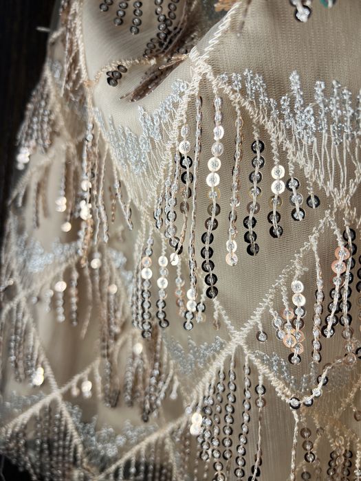 Жіноча спідниця з паєтками блискітками