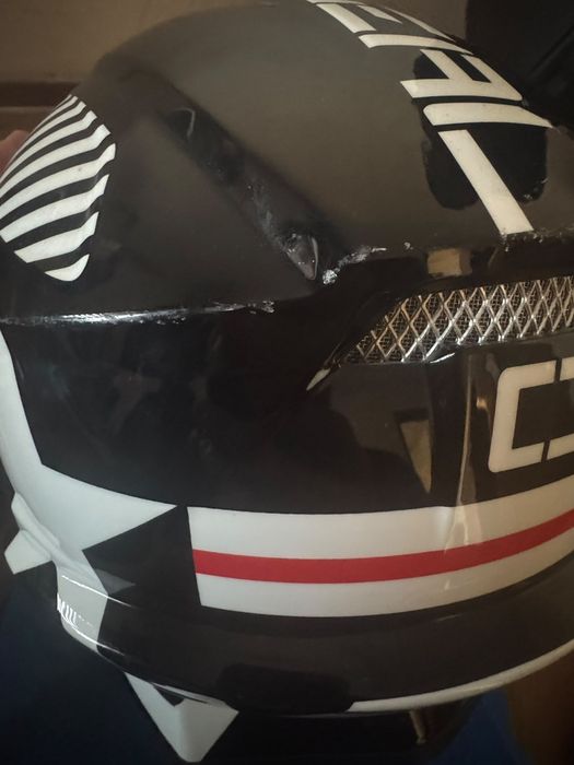 Capacete MotoCross O'NEAL versão Black/White