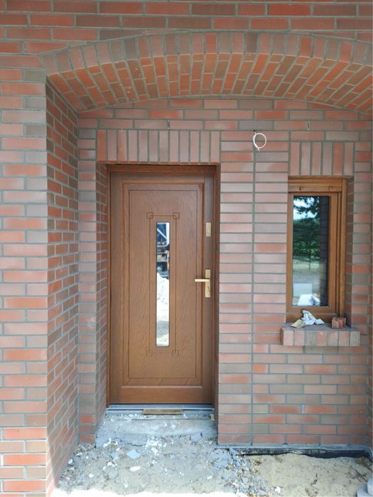 Drzwi zewnętrzne KRIS drewniane Montaż Cała Polska Czyste Powietrze