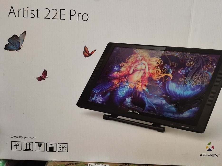 Графічний планшет XP-Pen Artist 22E Pro діагональ 21.5 дюйми активна область 476 х 268 мм Чорний