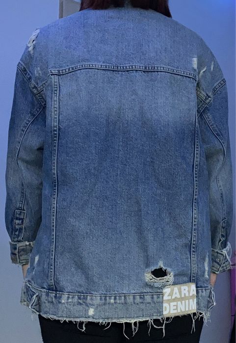 Kurtka jeansowa oversize ZARA