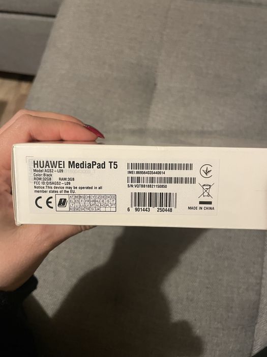 Nowy zafoliowany Tablet Huawei MediaPad T5 (AGS2-L09) z LTE prezent