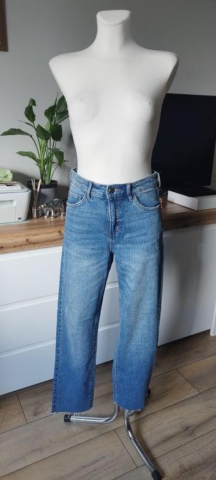 Jeansy Denim 1953 KappAhl rozmiar 38 Mom jeans z wysokim stanem