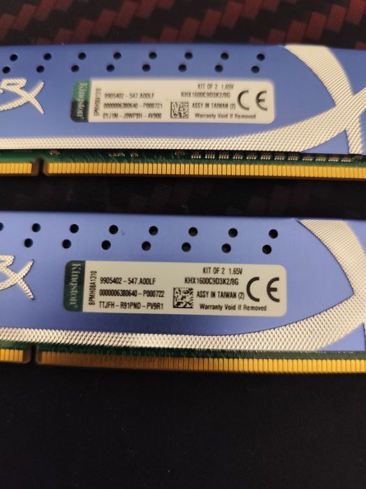 Pamięć RAM Kingston HyperX Genesis, DDR3, 2x 4 GB, 1600MHz, CL9