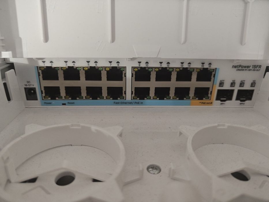 Комутатор MikroTik netPower 15FR (CRS318-1Fi-15Fr-2S-OUT)