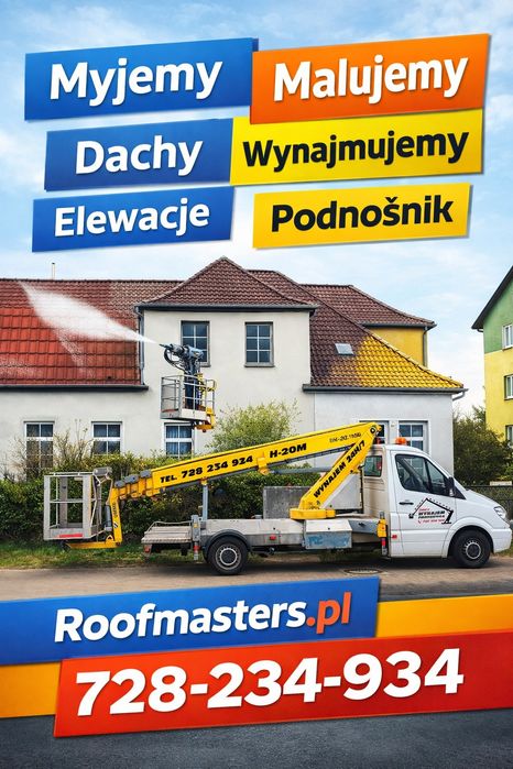 Mycie i Malowanie Elewacji Dachów Szczecin zachodniopomorskie
