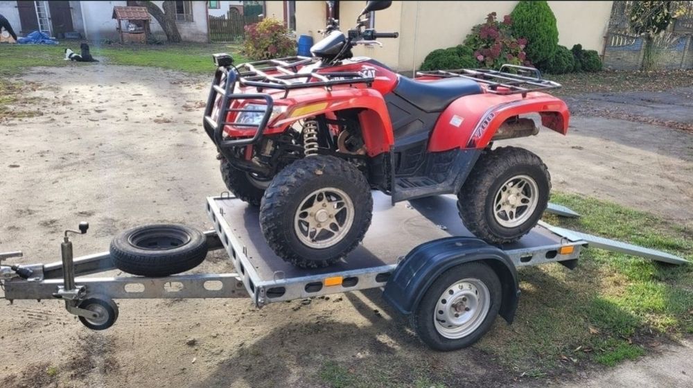 Transport motocykli i qudow