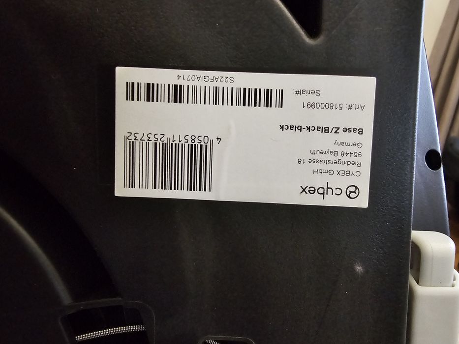 Cybex zestaw Z łupina fotelik baza obrotowa 360 stan idelany