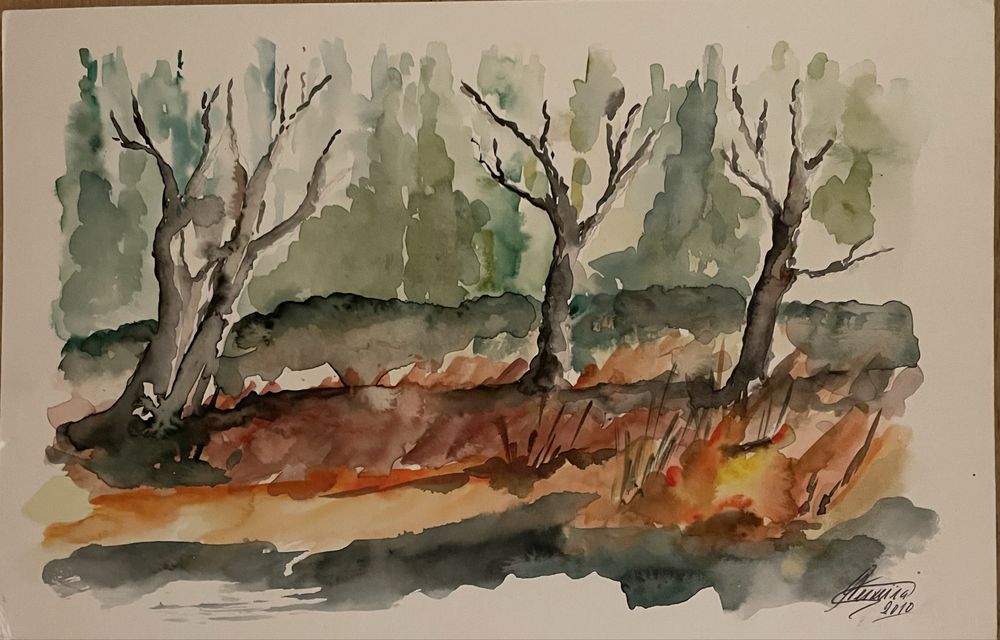 Aguarelas (2) 2010, Ribeiro