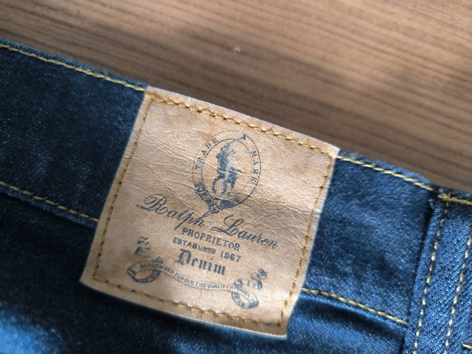 Ralph Lauren Sport jeansy skinny granatowe 29