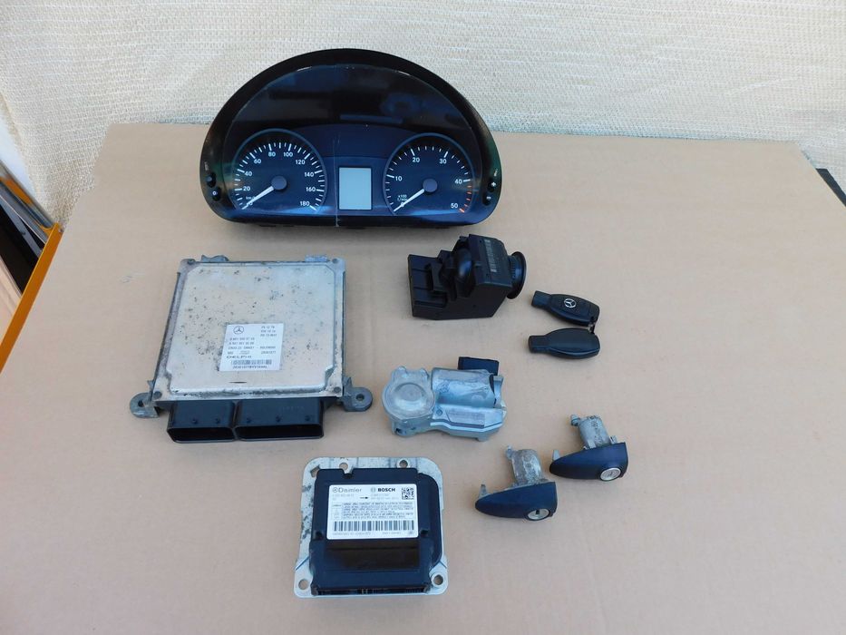 Zestaw Startowy Mercedes Sprinter 906 Stacyjka Rygiel A9065456408 komputer