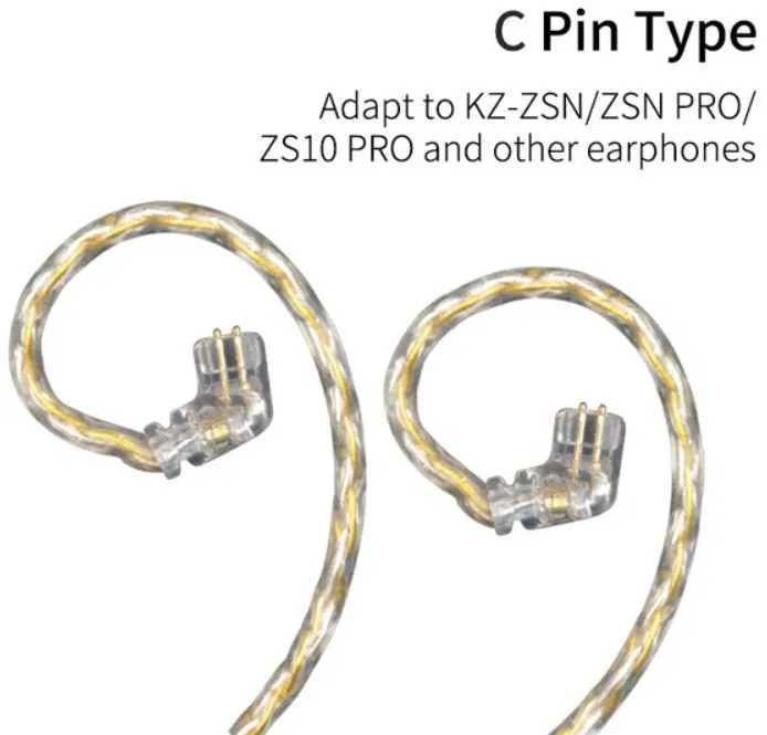 Кабель KZ Gold Silver Cube Mixed Cable