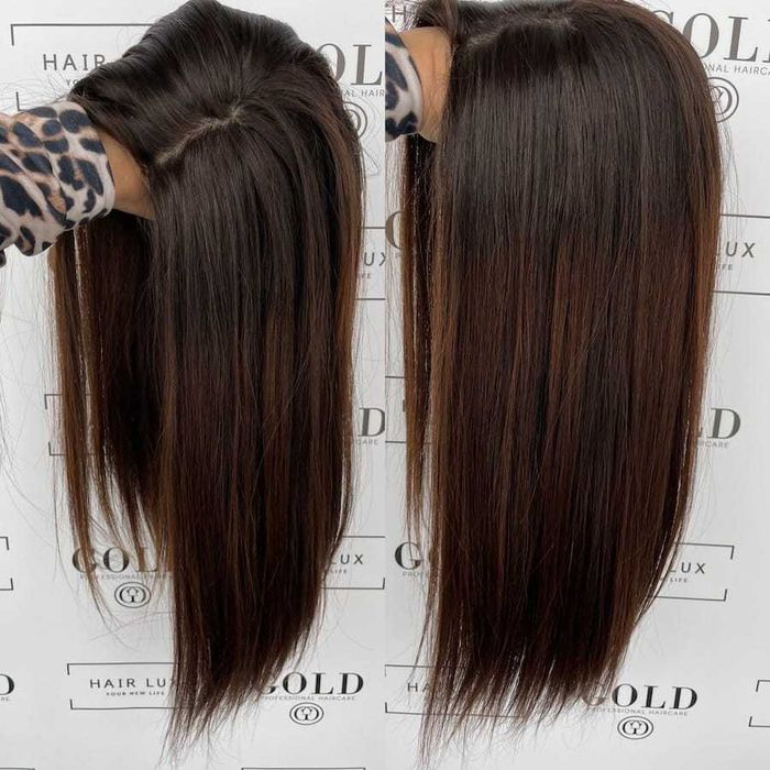 Hairlux Lucy 45 cm M silk peruka naturalna  - stan idealny