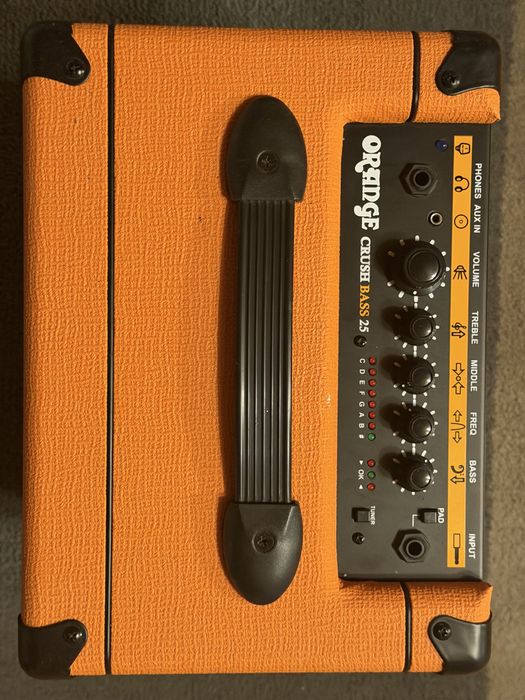 Baixo Squier Jazz Bass Classic Vibe + Amplificador Orange Crush Bass 25