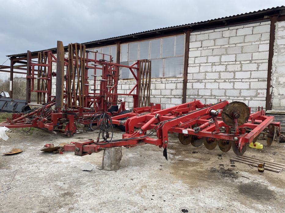 Дискова борона 4 метри з ріжучим котком