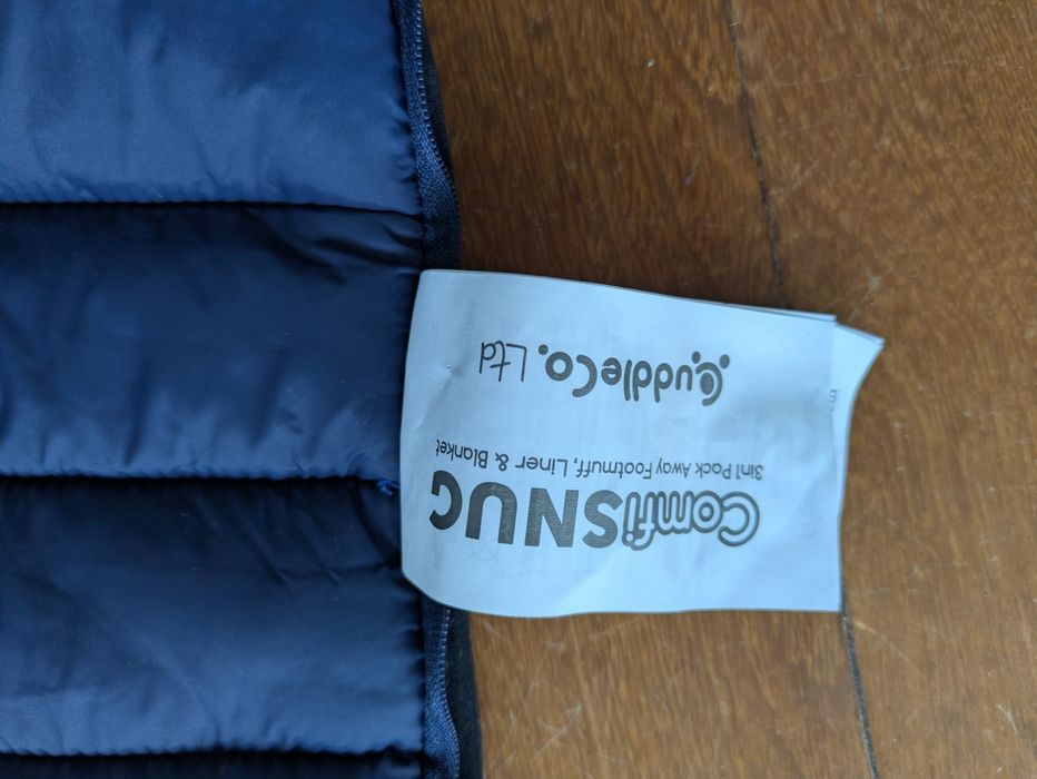 Saco de Dormir CuddleCo ComfiSnug 3-em-1 (Azul Real)