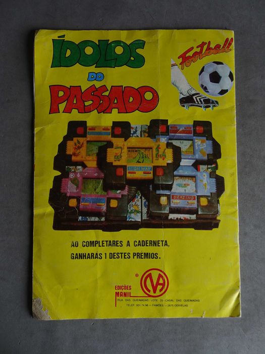 Caderneta cromos completa Ídolos do Passado completa (inclui n 50 Juca