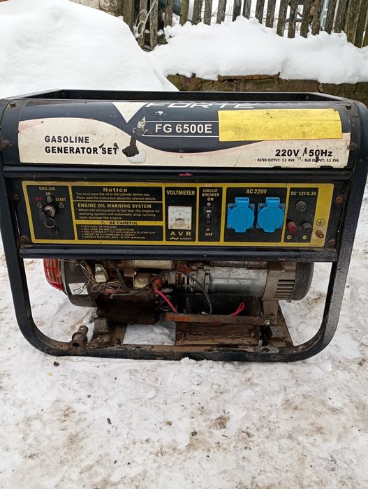 Продам генератор 5,5 кіловат