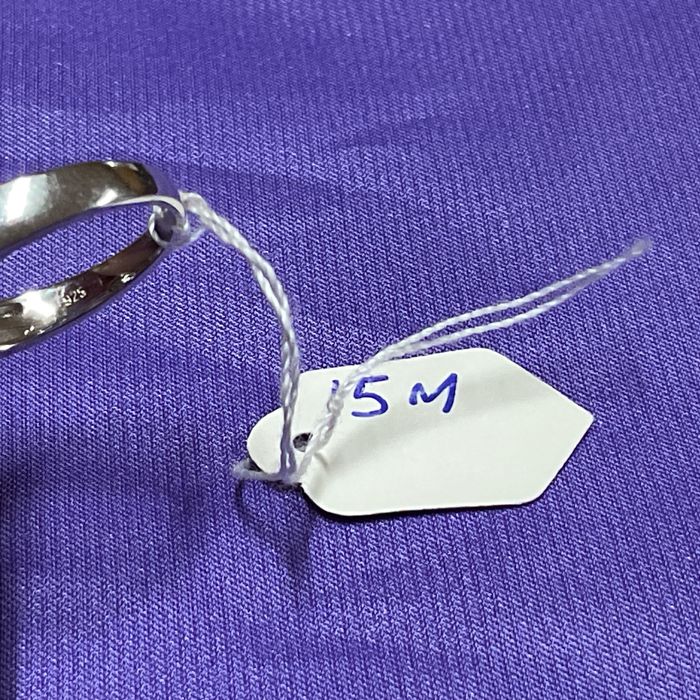 Anel prata 925 tamanho 15 m