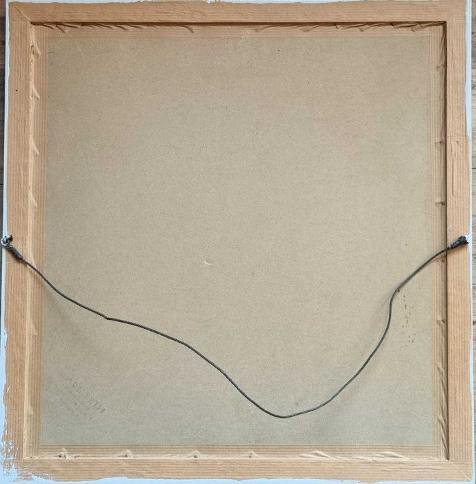 Łodzie w porcie, miniatura, Wilhelm Hoffmann ur. 1897 - zm. 1986