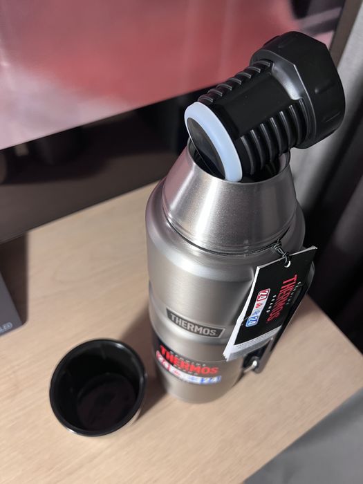 Thermos Stainless King Termos, Stal Nierdzewna, Srebrny, 1, 2 L