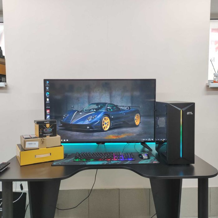 Игровой Компютер ПК Intel i7, RX 470 4GB, 16GB DDR3 new, SSD 512G NVMe