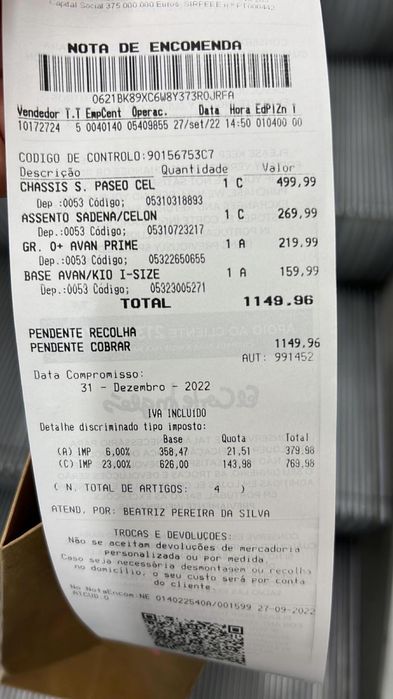 Carrinho de bebe Recaro
