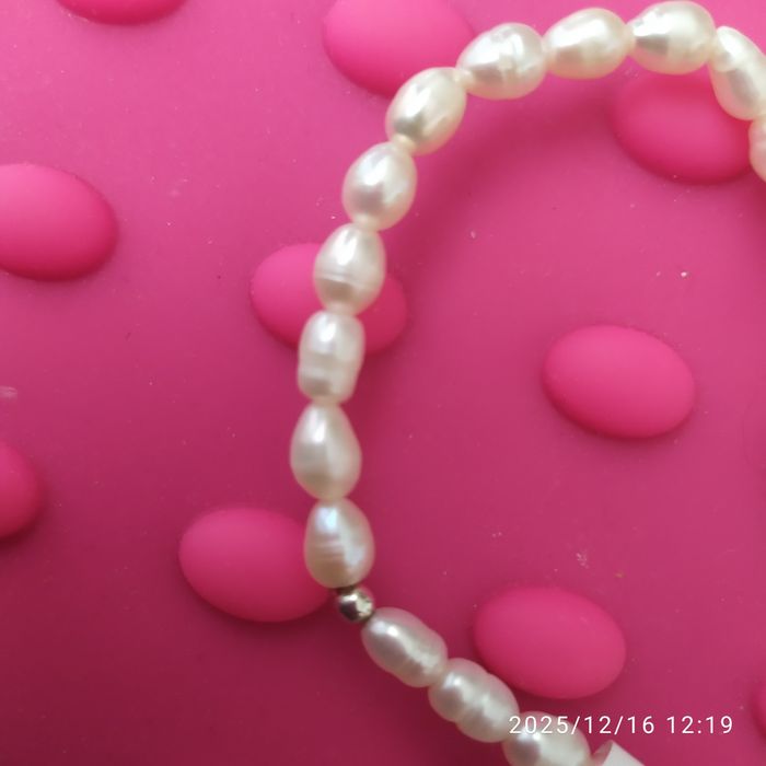 Bransoletka perły słodkowodne prawdziwe