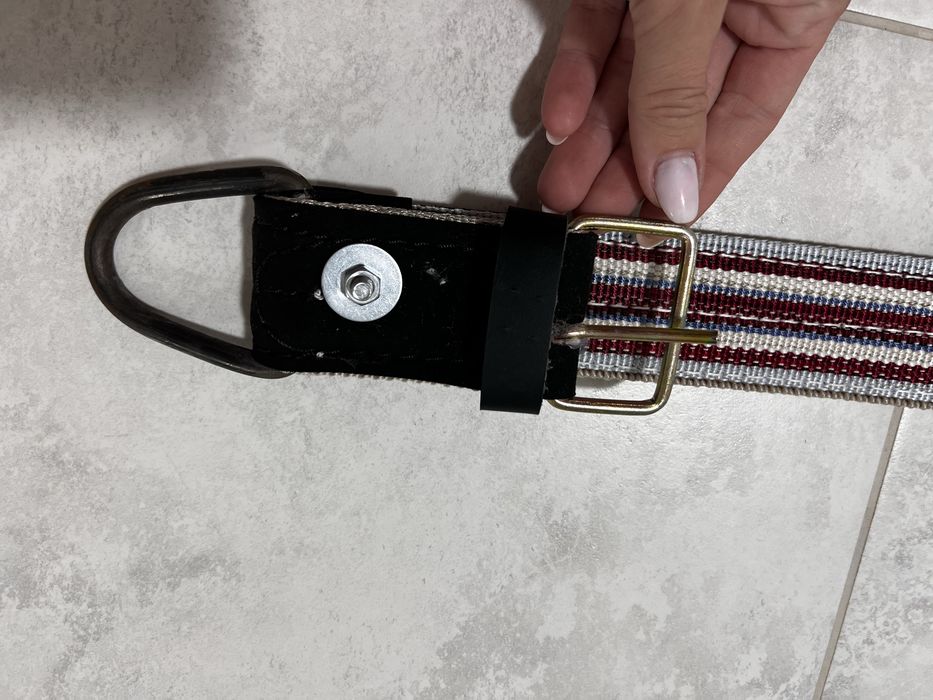 Ошейник для Коня шкіра прошита на ковровій лєнті!