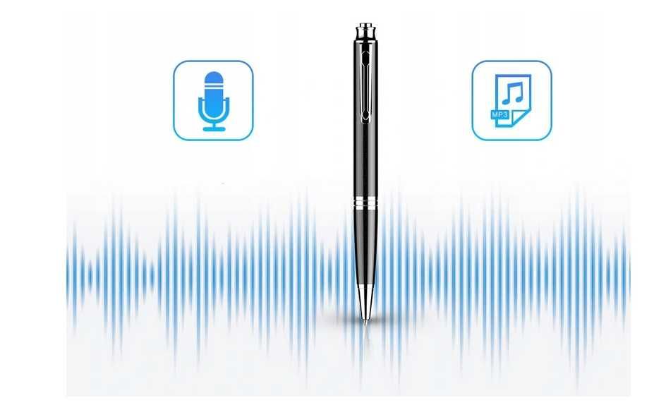 Profesjonalny DŁUGOPIS MINI DYKTAFON Ukryty Detekcja Mikrofon (-20%)