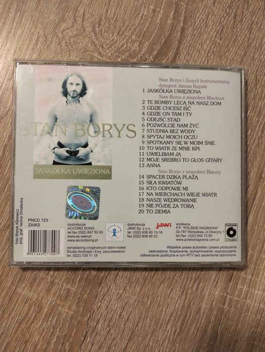 Płyta CD Stan Borys