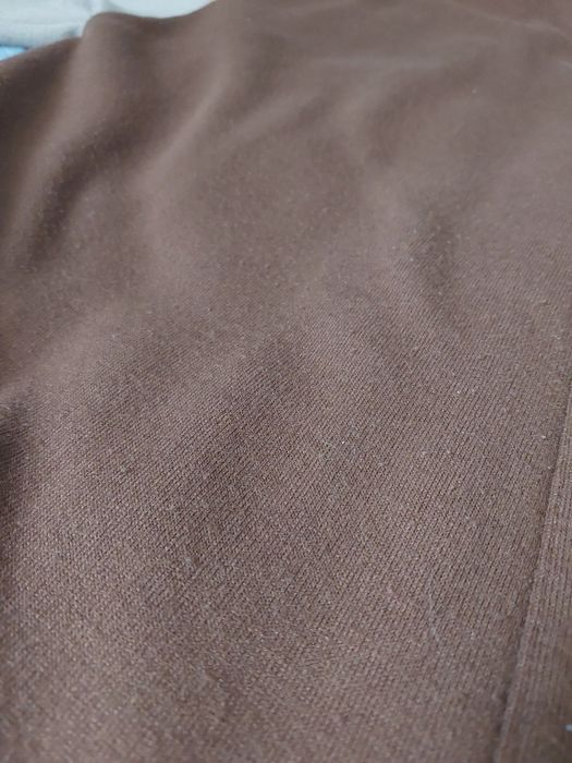 Brązowy bluza rozpinana shein