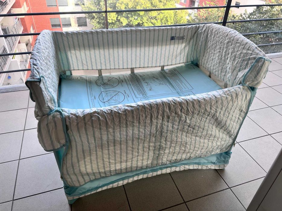 Co-Sleeper Arms Reach 3 em 1: Co-sleeper + Berço + Parque/Cama viagem