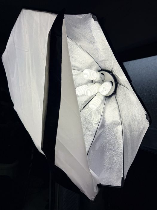 Softbox lampa octa 90 na 5 żarówek 85W
