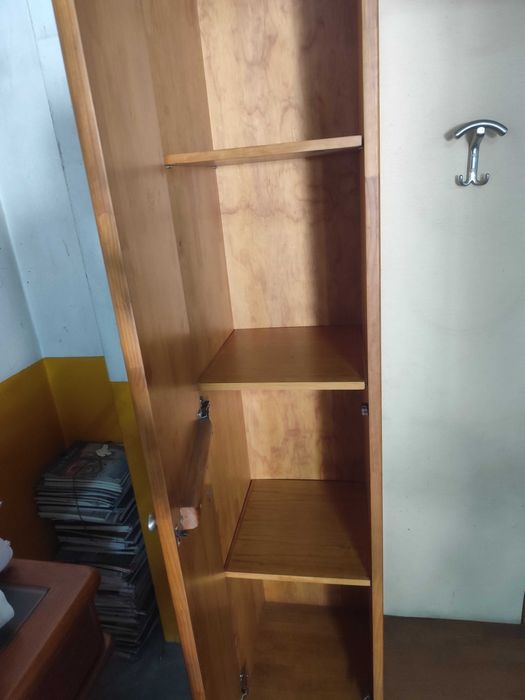 Conjunto de 2 armários para hall de entrada - madeira maciça e pesada (muito robustos)