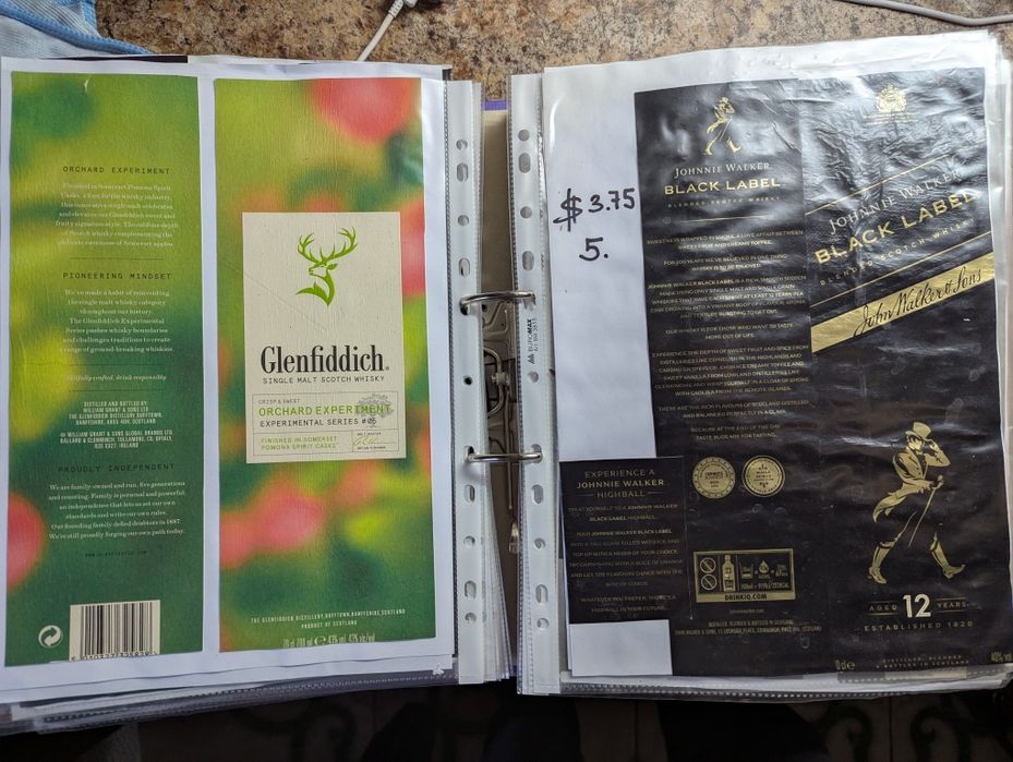 Коллекция алкоэтикеток- путеводитель