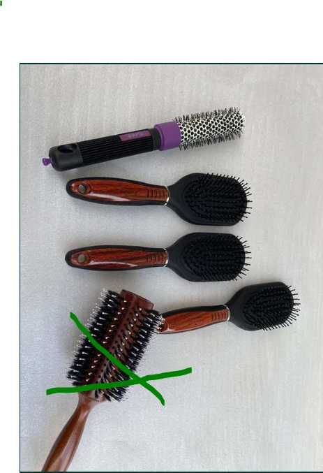 Масажні щітки для волосся Гребінці