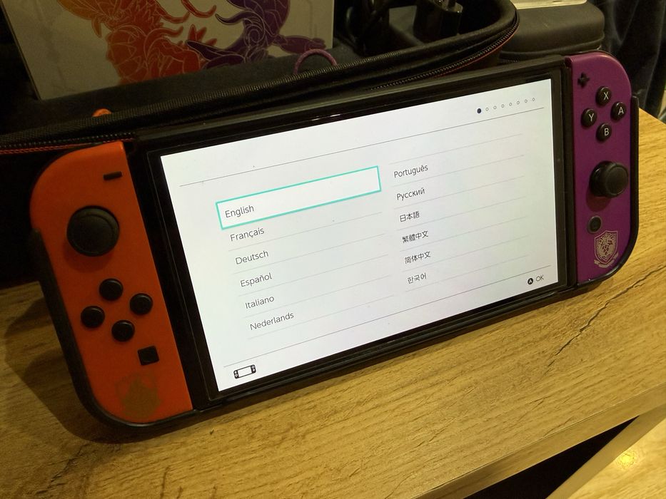 Konsola NINTENDO Switch OLED Edycja Pokemon- Obudowa+ Szkło+ GRATIS!!