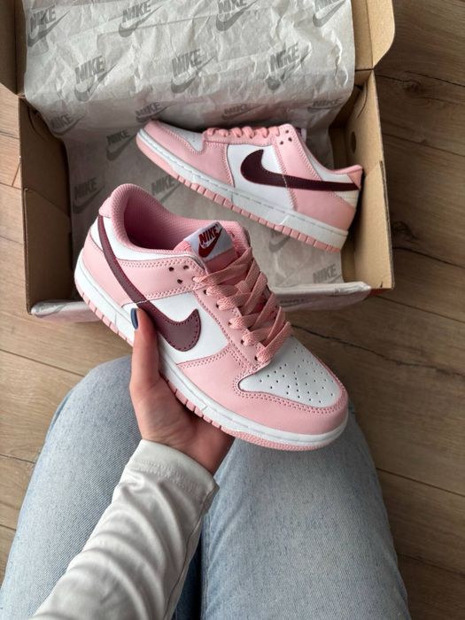 Nike Dunk Low Pink Foam Red White
