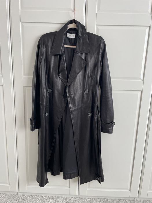 Płaszcz skórzany Self Love s/36 skóra naturalna selflove